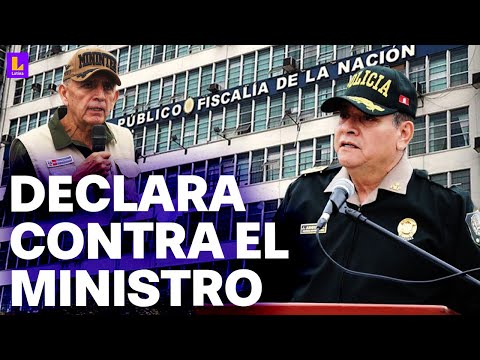 Jorge Angulo declara en Fiscalía tras su salida de PNP: Denuncia injerencia de ministro del Interior