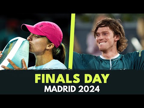 FINALS DAY: Behind The Scenes Of Swiatek & Rublev's Wins In Madrid!