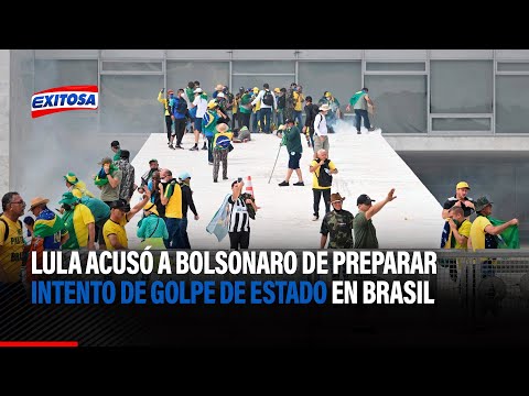 Lula da Silva acusó a Jair Bolsonaro de preparar intento de golpe de Estado en Brasil
