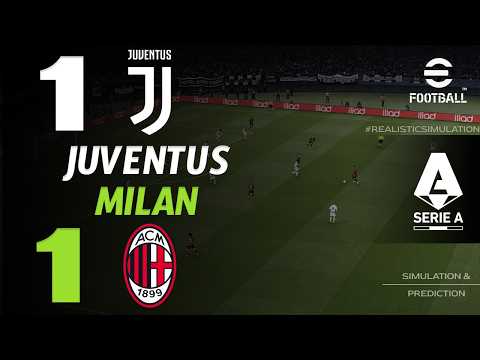 🔴 Juventus - Milan 1 - 1 | HIGHLIGHTS | Serie A 2026/27 | Partita Simulazione eFootball
