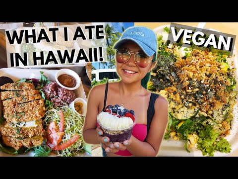 WHAT I ATE IN HAWAII AS A VEGAN! (Honolulu, Hawaii Food & Travel Vlog)