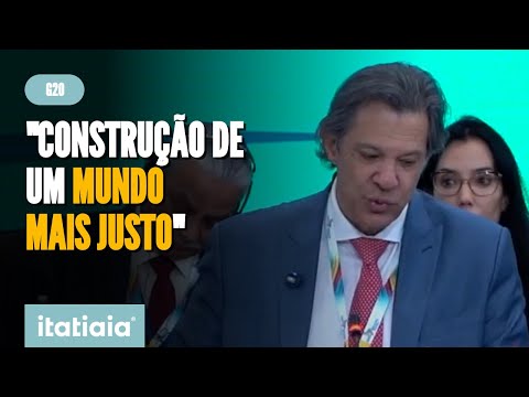 G20: HADDAD DEFENDE FORTALECIMENTO DE BANCOS MULTILATERAIS E PEDE UNIÃO