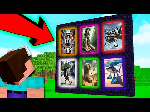 *NEW* 🌀 PORTALS TO ITALIAN BRAINROT DIMENSIONS IN MINECRAFT!