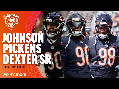 Johnson, Pickens and Dexter Sr. talk personal development during preseason | Chicago Bears video clip