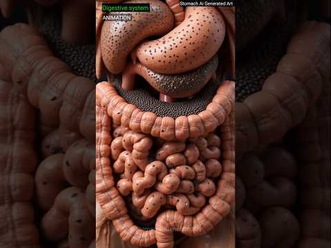 Digestive System Animation | Human Stomach & Intestines | AI Generated Educational Video