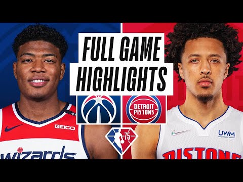 WIZARDS at PISTONS | FULL GAME HIGHLIGHTS | March 25, 2022 video clip