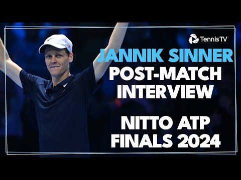 Jannik Sinner Reacts To Winning Nitto ATP Finals Title! | Nitto ATP Finals Post-Match Interview