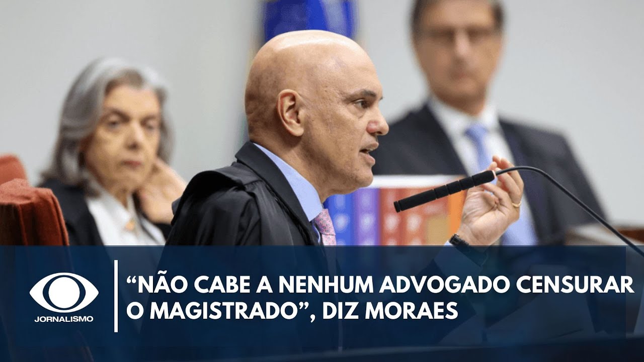 Não cabe a nenhum advogado censurar o magistrado diz Moraes