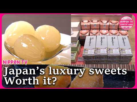 Japan’s unique local sweets: Canned Shine Muscat grapes and gold-leaf castella