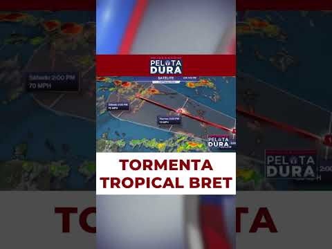 Se espera que tormenta tropical Bret se convierta en huracán los próximos días. ¿Debes estar alerta?