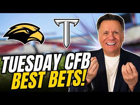 TUESDAY NIGHT College Football! Southern Miss vs Troy BEST Bets TONIGHT