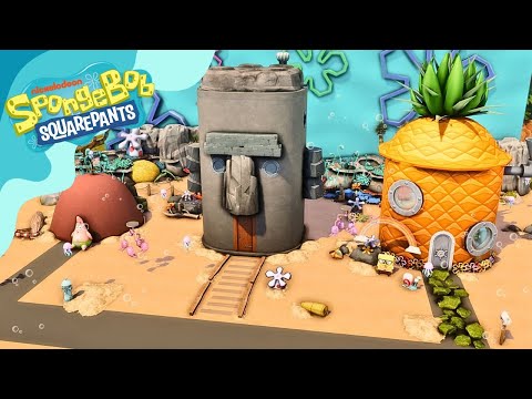 Spongebob Neighborhood 🍍⚓ | The Sims 4 - Speed Build (NO CC)