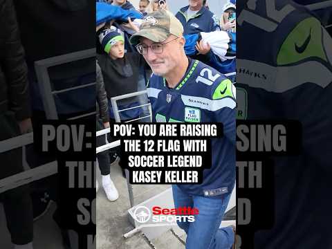 Kasey Keller Raises The #Seahawks 12 Flag Ahead Of Week 9 At Lumen ...