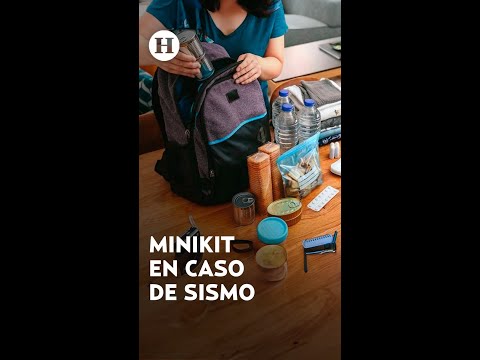 ¿Cómo armar un minikit en caso de sismo? Esto dice la UNAM