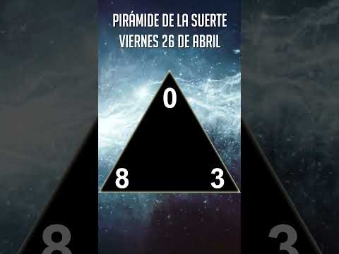 Pirámide de la Suerte para hoy Viernes 26 de Abril de 2024 - Lotería de Panamá