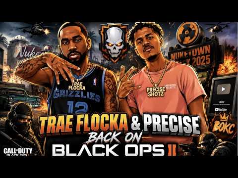 TRAE FLOCKA & PRECISE BACK ON BLACK OPS 2! GLOOK IS A FAILED YOUTUBER!!