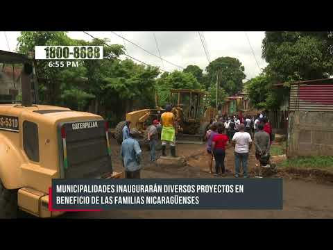 Múltiples proyectos de calles, viviendas e infraestructura en los municipios - Nicaragua