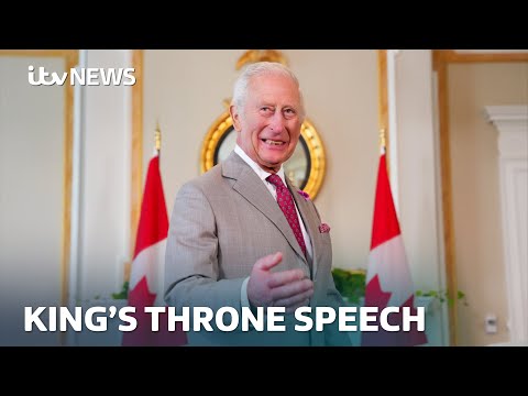 King Charles' throne speech to Canada's parliament  | ITV News