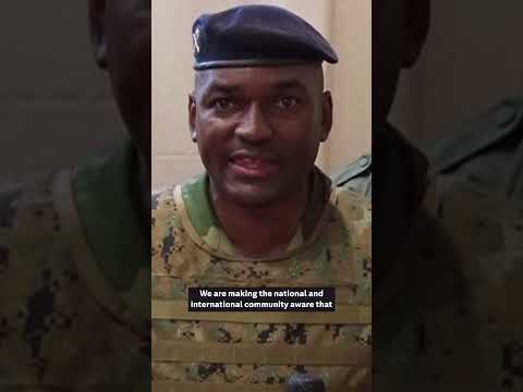 Gabon coup: Military appear on TV saying they’ve seized power