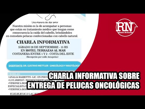 Charla informativa y sobre entrega de pelucas oncológicas