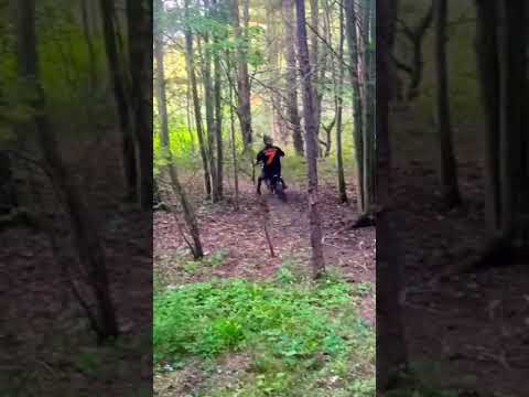 What you know about 110 woods riding!?! #foryou #dirtbike #shortsfeed #1million #excitebike #63