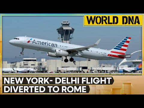 American Airlines Flight Diverted to Rome Over Alleged Bomb Scare | World DNA | WION News