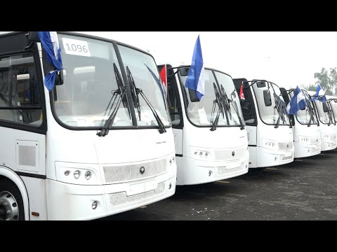 Nicaragua tiene la flota de buses más moderna de la región y la tárifa más baja en el continente