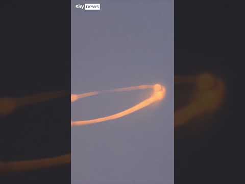 Sicily's Mount Etna blows 'rare' smoke rings into the sky