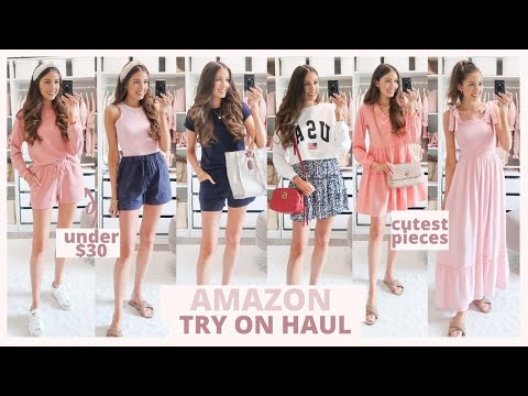 Video: HUGE AMAZON FASHION HAUL 2021 | SUMMER OUTFITS UNDER  🌸🌴