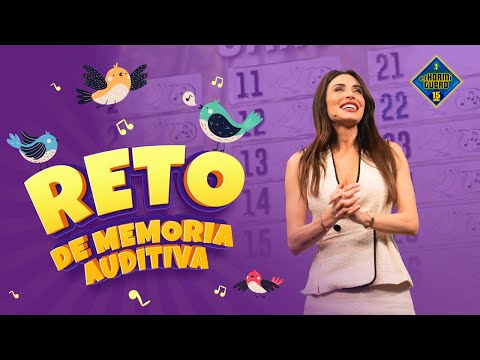 Pilar Rubio reconoce 50 cantos de pájaros - El Hormiguero