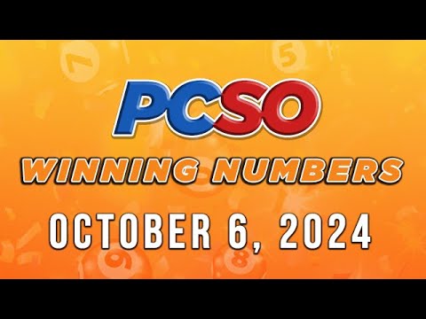 P236M Jackpot Ultra Lotto 6/58, 2D, 3D, and Superlotto 6/49 | October 6, 2024