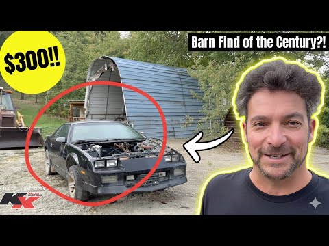 $300 IROC-Z Barn Find?! We Just Bought the CHEAPEST 80s Mullet Machine Ever!