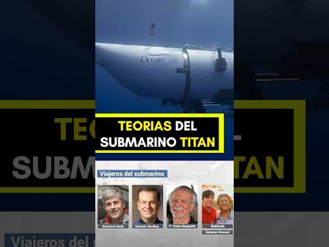 TEORÍAS del SUBMARINO TITÁN! #Shorts #Submarino #TiTan #TiTanic #TeoriasSubmarino