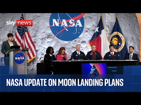 NASA news conference on plans to send astronauts back to the moon