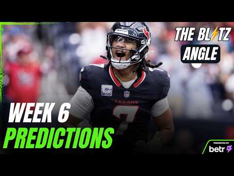 Predictions & Picks for EVERY NFL Week 6 Game | Blitz Angle