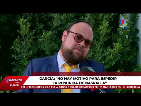 Javier García: No hay motivo para impedir la renuncia de Nasralla