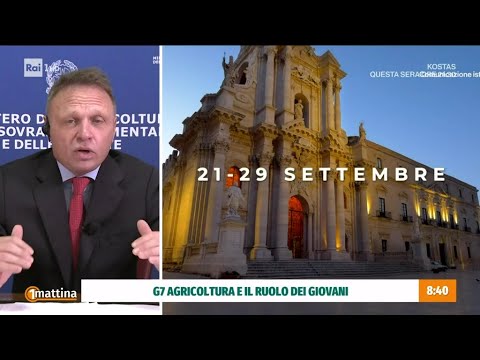 Il ministro Lollobrigida presenta il G7 Agricoltura - Unomattina del 19/09/2024