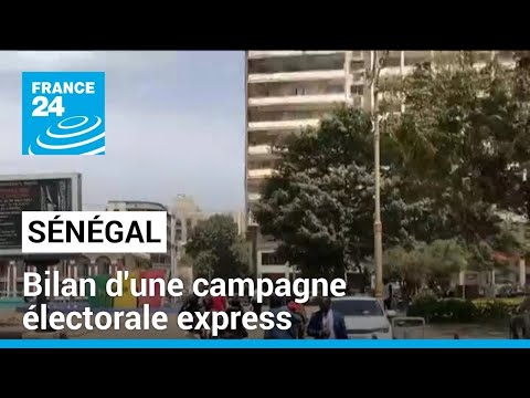Présidentielle au Sénégal : bilan d'une campagne électorale express • FRANCE 24