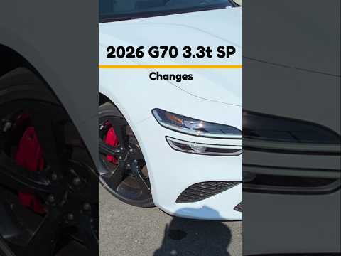 Genesis Ruined the 2026 G70 3.3t Sport Prestige. No More Luxury Features.
