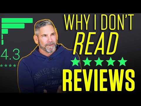 Why I don't read reviews  - Grant Cardone photo