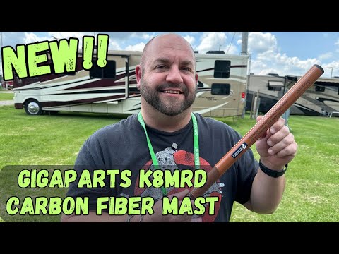 NEW K8MRD Gigaparts Explorer Carbon Fiber Telescopic Mast