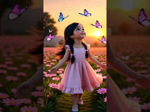 "कुसुम और रोशनी देने वाली परी"#moralstories #creativity #cartoon✨😊