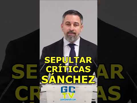 SEPULTAR las críticas es lo que quiere Sánchez Abascal (VOX)