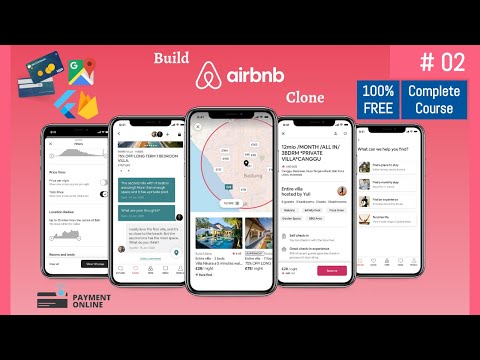 Flutter Property Rental Airbnb Clone App Tutorial 2024 | Firebase Google Maps & Payment Integration