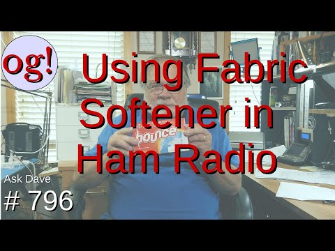 Using Fabric Softener in Ham Radio (#796)