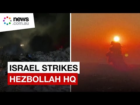 Israeli airstrikes rock Beirut, target Hezbollah command