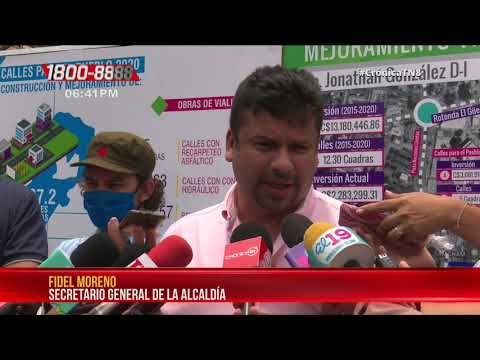 Barrio Jonathan González de Managua tendrá todas sus calles asfaltadas – Nicaragua