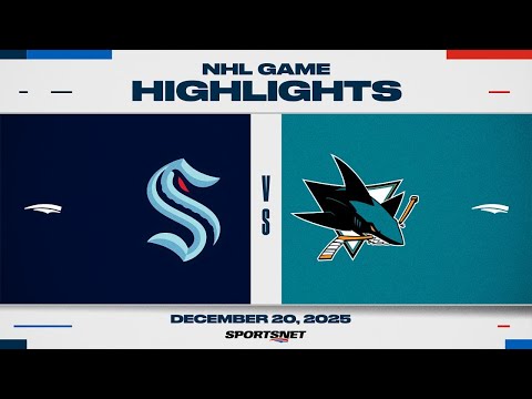 NHL Highlights | Kraken vs. Sharks - December 20, 2025