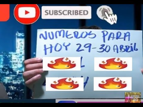 NUMEROS  PARA HIOY 29-30 ABRIL NUMEROS ILUMINADOS