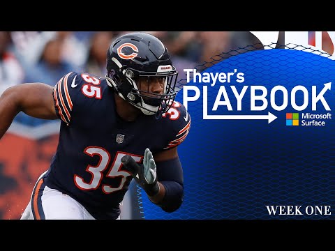 The fullback and running back in action vs. 49ers | Thayer's Playbook | Chicago Bears video clip